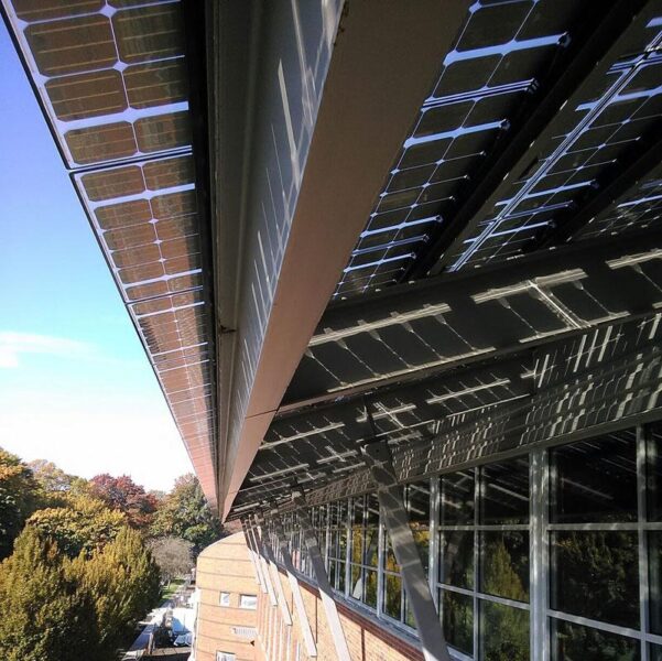 LSX Solar Awning Columbia College