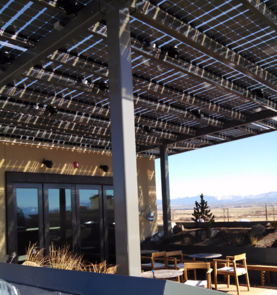 LSX LEED Platinum Solar Canopy Farmers Bank