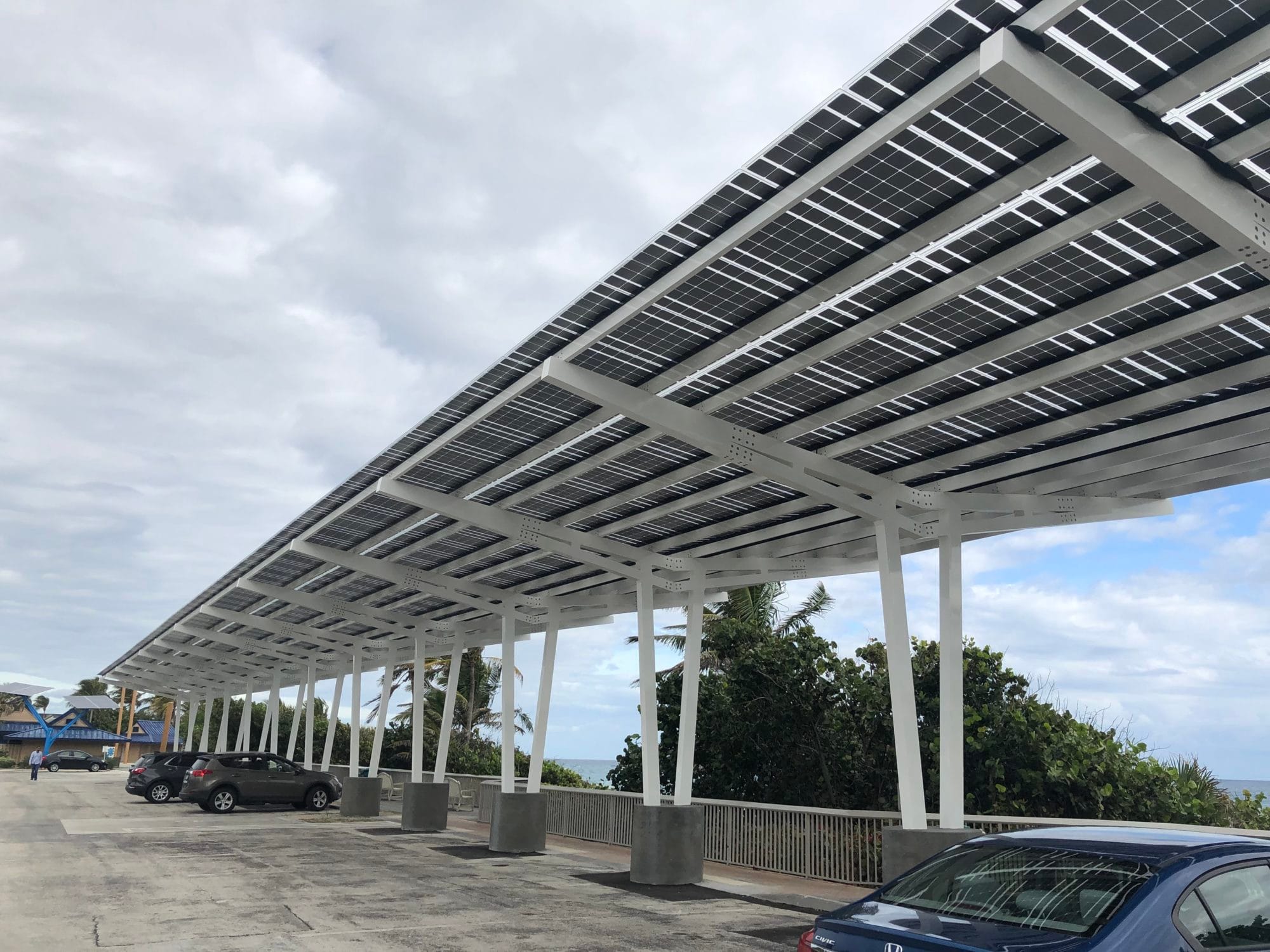 Solar Canopy Carport Oceanfront Park Lumos Solar