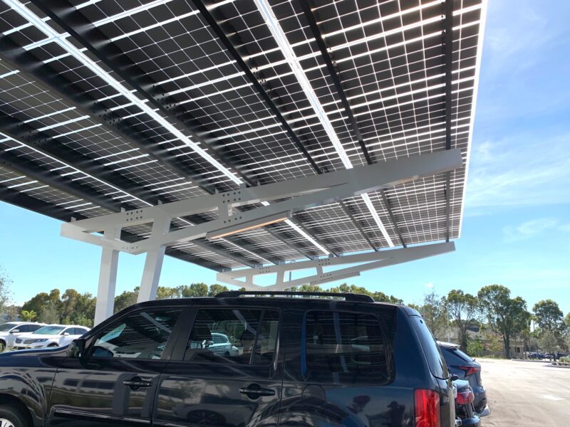 SolarScape Solar Carports weatherproofed in Fort Meyers, Florida
